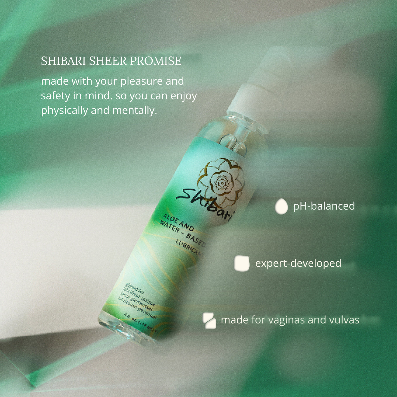 Aloe and Water-Based Lubricant