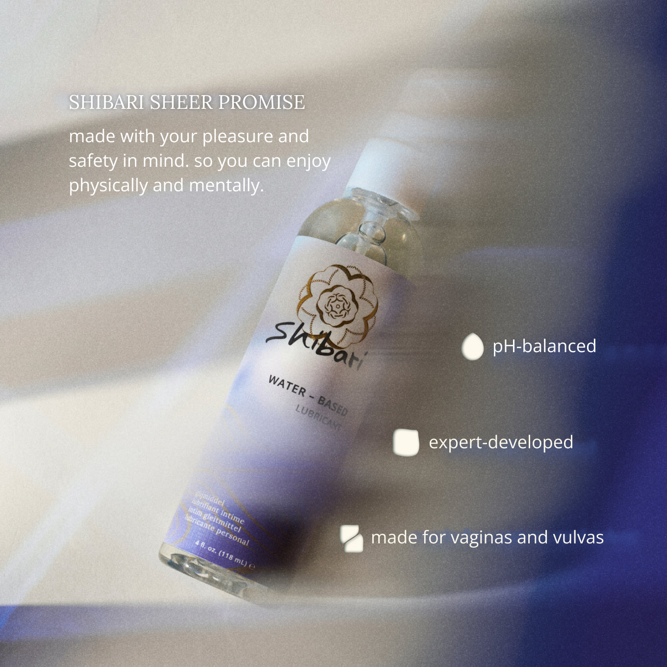 shiatsu and vibration neck massager Water-Based Lubricant