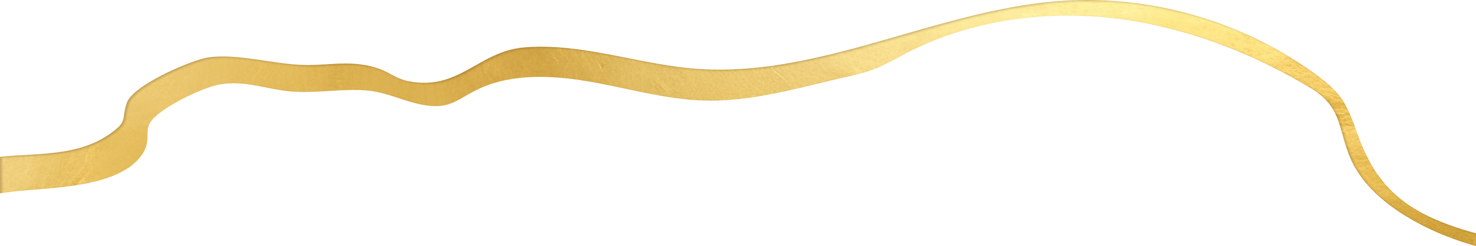 Decorative golden line